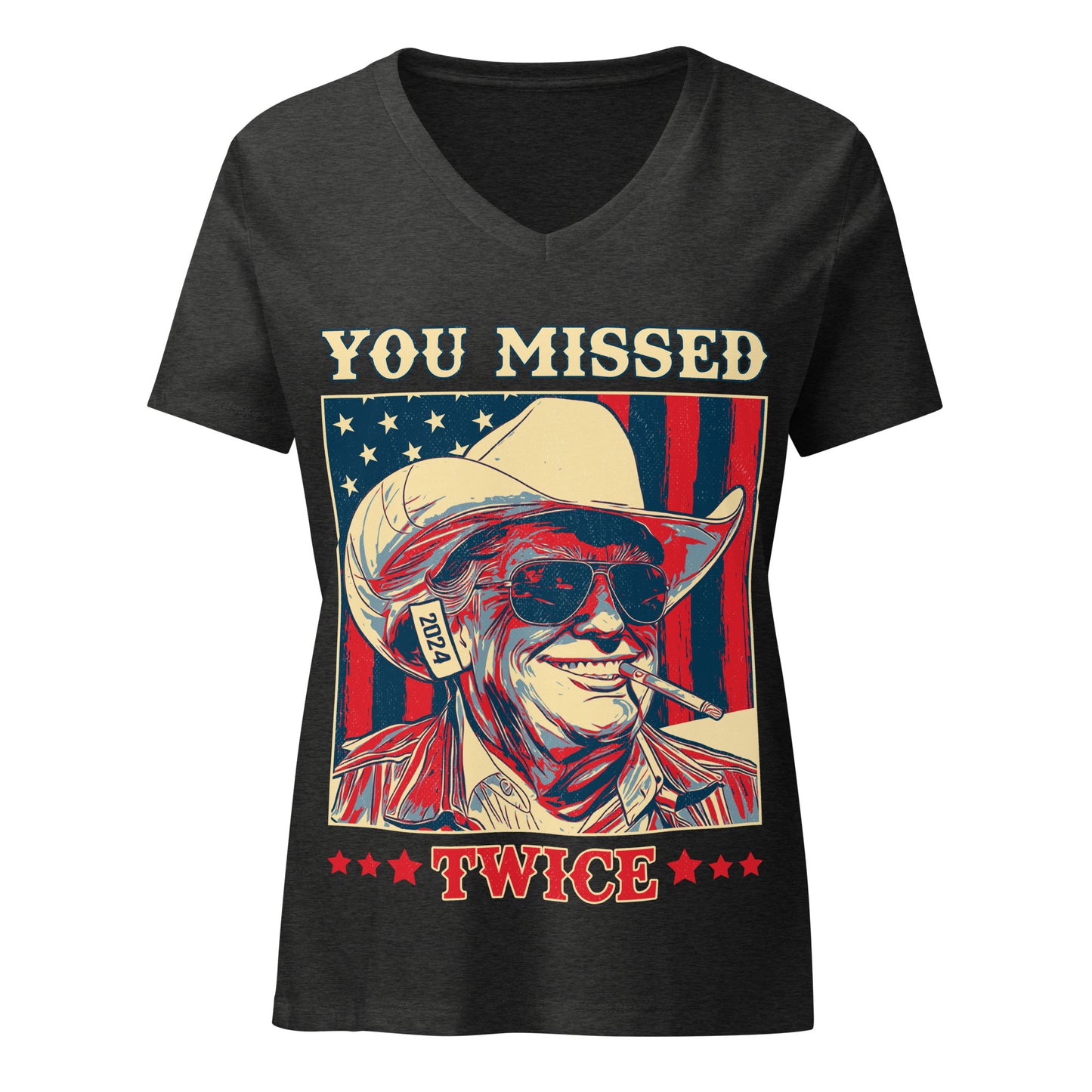 You Missed Twice Women’s V-Neck