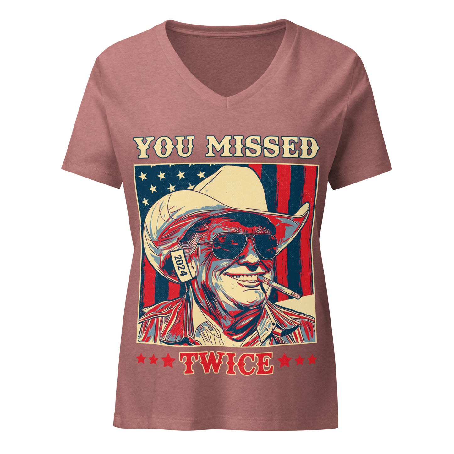 You Missed Twice Women’s V-Neck